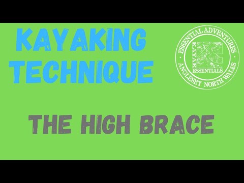 How to perform the high brace. Kayak Instruction.