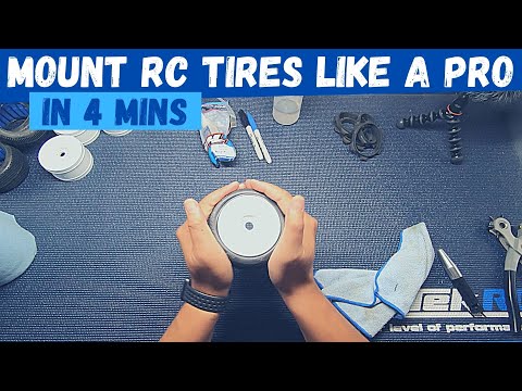 How To Mount RC Tires Fast Tutorial and Assault RC Tire Jig Review | Gluing RC Tires