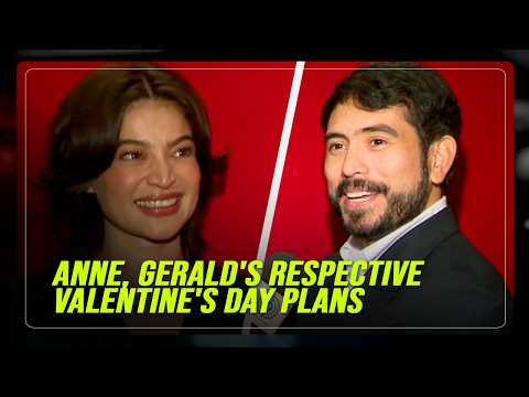 Love or work? Anne Curtis, Gerald Anderson reveal their respective Valentine’s Day plans