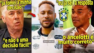 😳ANCELOTTI QUEBROU O SILÊNCIO E FALOU SOBRE NEYMAR E CAFÚ REVELOU QUE JÁ SABE A DECISÃO DO TREINADOR