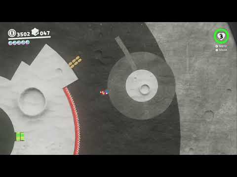 Super Mario Odyssey - Reino Luna - Centro de la Galaxia