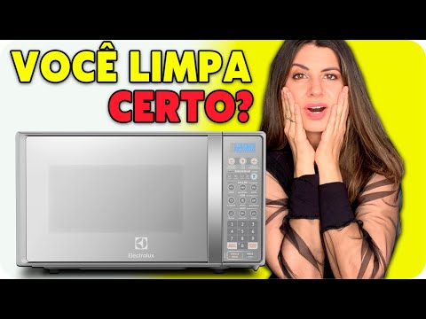 COMO LIMPAR MICRO-ONDAS CORRETAMENTE!! MICRO-ONDAS LIMPO DO JEITO CERTO!