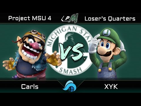 Project MSU 4 Losers Quarters - Carls (Wario) vs. XYK (Luigi)