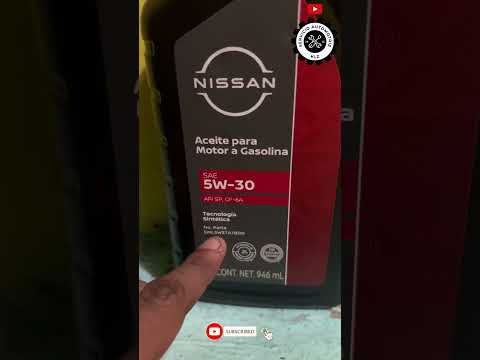 Synthetic technology oil | Nissan 5w-30 #mechanics #tuning #revision