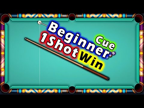 New Golden Break 9 Ball Pool 1 Shot Win With Beginner Cue - 8 Ball Pool Low Level Players Shots