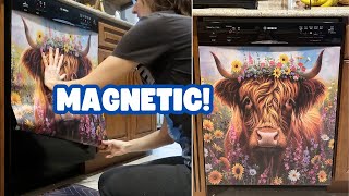 MAGNETIC Dishwasher Cover - SO FUN + Easy!!