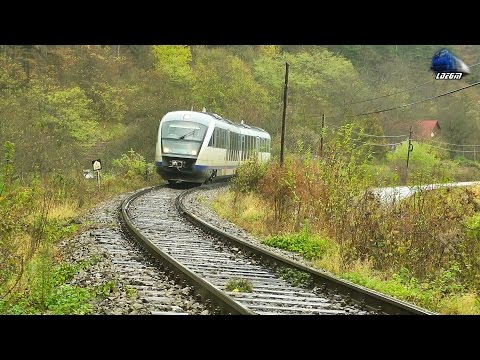 Automotor VT642 DMU & 060-DA 60-0808-0 in Ploaie/Rain in Apuseni Mountains - 06 November 2016