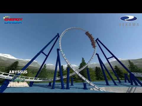 Abyssus Double Launch Coaster- NEW 2020 - POV Premier - Energylandia Poland / Vekoma
