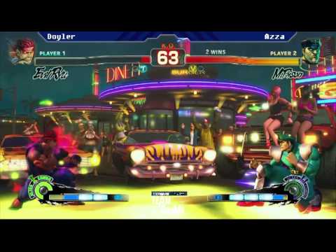 RTC2 SSF4 AE 2012 Tournament Doyler Evil Ryu vs Azza Bison
