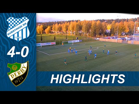 Svärtinge SK - BK Derby | Highlights | DM P17 Semifinal