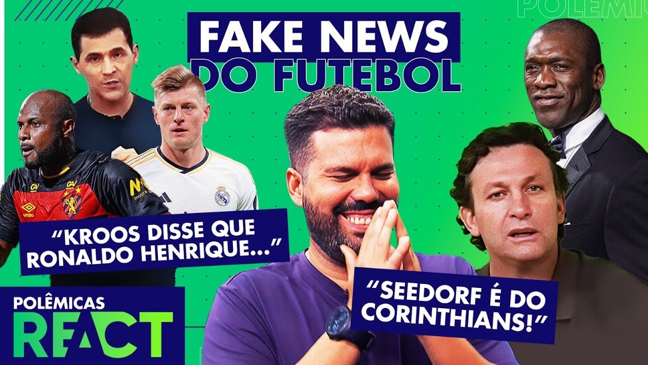 UMA PÉROLA ATRÁS DA OUTRA! FORMIGA REAGE ÀS MELHORES FAKE NEWS DO FUTEBOL - POLÊMICAS REACT #22
