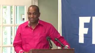 preview picture of video 'Under 20 Footballers get words of encouragement from PM Skerrit'