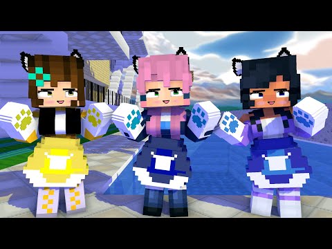 MONSTER SCHOOL:PAW CHALLENGE PRETTY CUTE APHMAU, MACNCHEESEP1Z AND LDSHADOWLADY- MINECRAFT ANIMATION