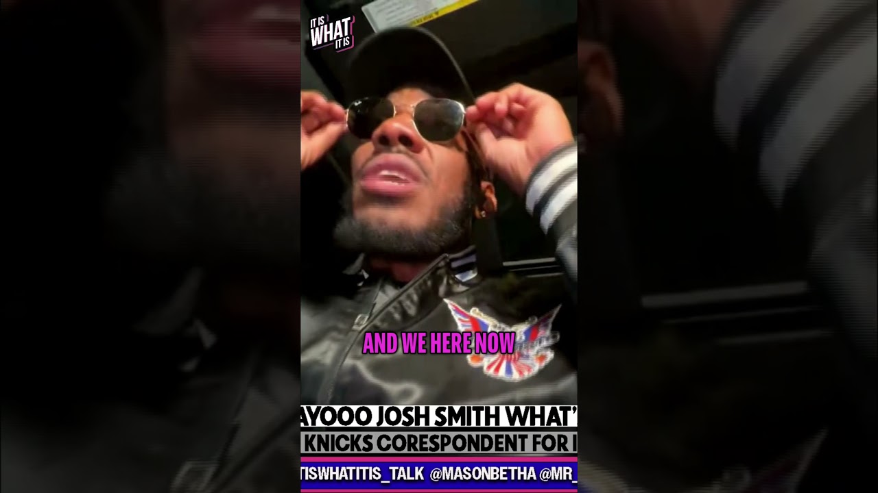WHEN STEPHEN A SMITH'S NEPHEW JOSH CRASHED THE SHOW AFTER A KNICKS PLAYOFF WIN! #throwback