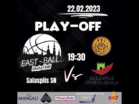 RBL play-off, 1/4 fināls, 1.spēle: Salaspils - East-Ball  (tiešraide)