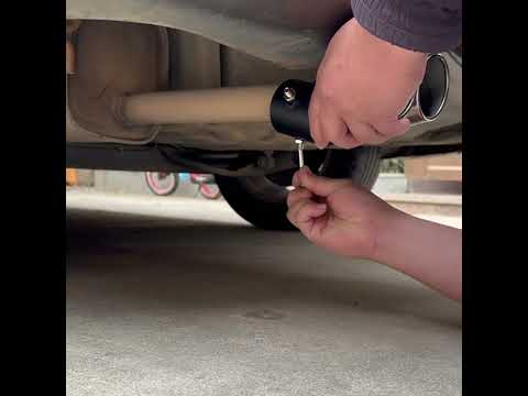 Exhaust Tip Installation for an INSTANT Car Glow-Up! 🔥 Affordable Yet Stylish