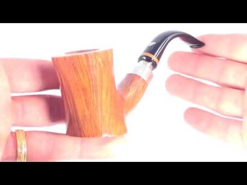 New! Unsmoked! Viprati Poker Sitter Style Smoking Pipe W/ Silver Cap From PIPELIST.COM