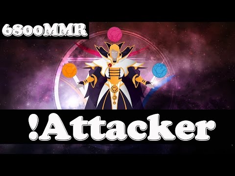 Dota 2 - !Attacker 6800 MMR Plays Invoker Vol 2 - Ranked Match Gameplay