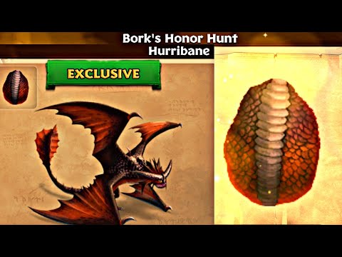 BORK'S HONOR HUNT "HURRIBANE" MAX LEVEL 175 TITAN MODE - Dragons: Rise of Berk