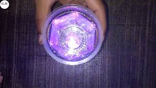 How to make a glass with automatic light...at home