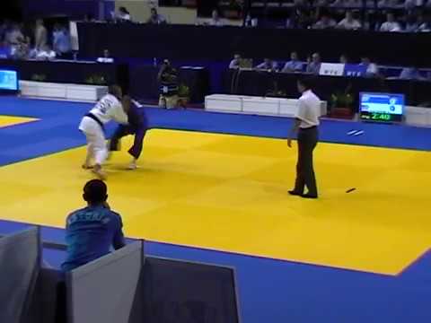 EYOF 2007 judofinal -81kg.  Minaskin vs Slotboom
