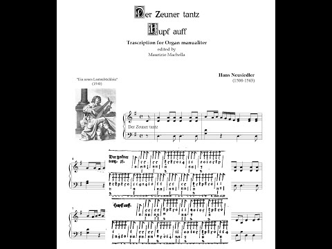 H. Neusiedler (1508-1563): Der Zeuner Tantz - Haupf auff (Source: "Ein neues Lautenbüchlein" - 1540)