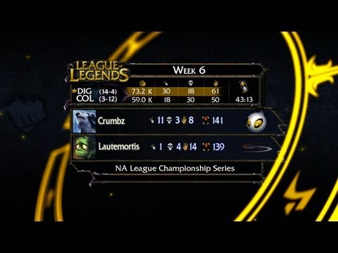 Recap: DIG vs. COL - LCS 2013 NA Spring W6D2