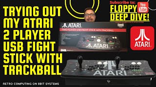 Birthday Surprise: Testing the Atari Fight Stick with Trackball (First Time!)