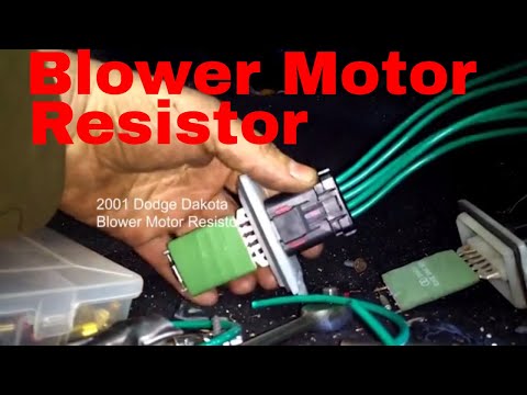 Dodge Dakota,Durango Blower Motor Resistor Wiring Diagram