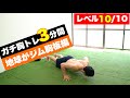 【最後、顔から落ちるかと思ったwww】マジで追い込みまくる腕立て伏せ!!