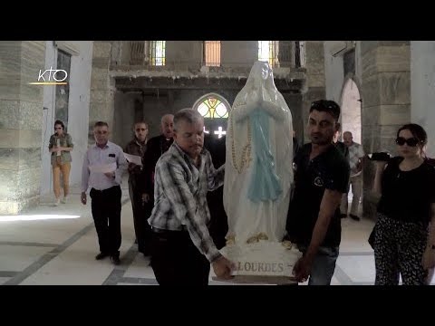 Les Vierges de Lourdes réinstallées dans la plaine de Ninive