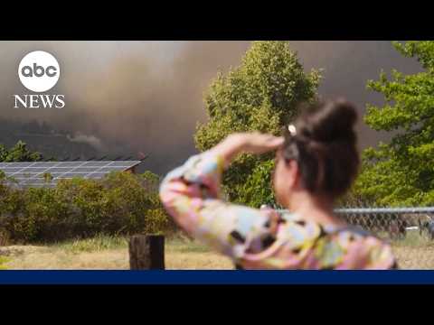 Wildfires tear through Washington state