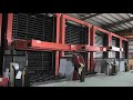 Видео работы нескольких автоматизированных систем хранения листового металла
