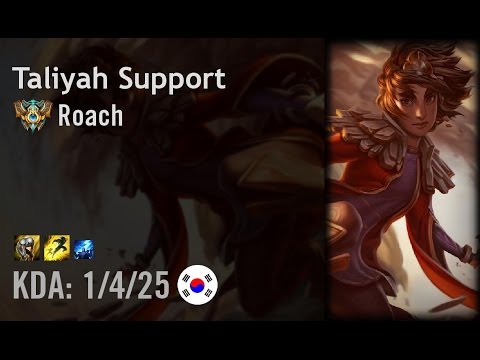 Taliyah Support vs Braum - Roach - KR Challenger Patch 6.13