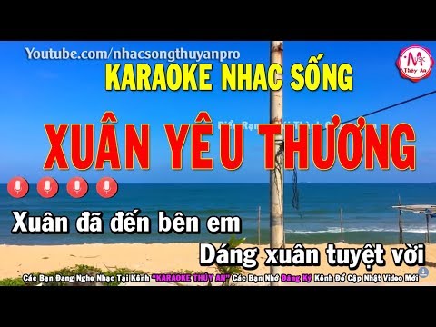 Karaoke Xuân Yêu Thương Remix Tone Nữ Nhạc sống | Thúy An