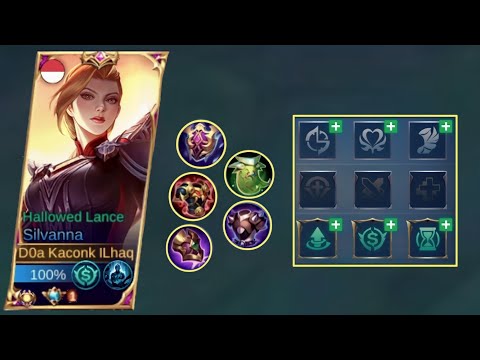 BUILD TANK EMBLEM SUPORT SILVANNA ROAMING IS BACK😱 - Mobile Legends