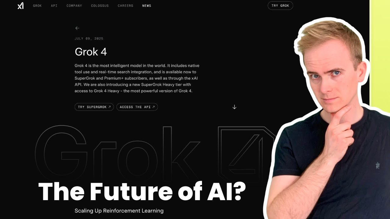 Is Grok 4 the FUTURE of AI? thumbnail