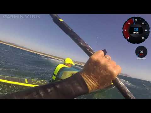 Teaching Nelo Ramos Downwind Surfski Paddling