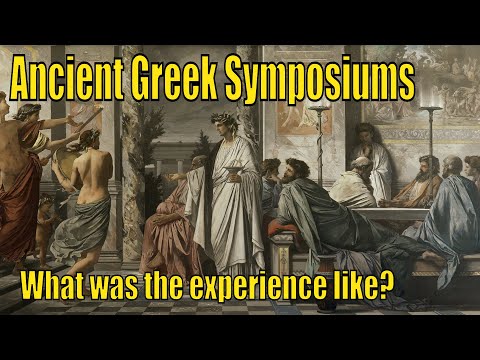 What was an ancient Greek symposium like?