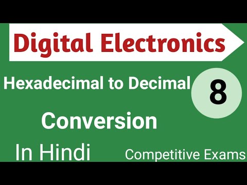 Number System Binary Octal Decimal Hexadecimal in Digital Electronics in Hindi