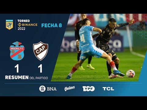 #TorneoBinance | Fecha 8 | resumen de Arsenal - Platense