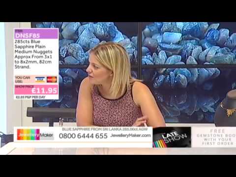 Mother of Pearl Flowers on the JewelleryMaker LATE SHOW 29-6-15