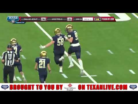 Throwback Thursday- Westfield vs Dallas Jesuit 2019 6A D2 Regional Finals