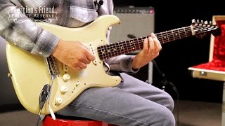 Video thumbnail for Fender Custom Shop Limited Edition ‘50s Journeyman Relic Stratocaster Electric Guitar by Musician's Friend