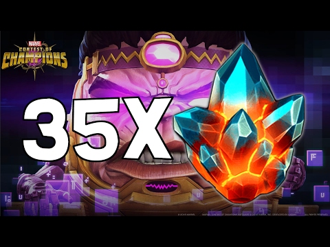 35x Premium Hero Crystal Opening - Marvel Contest Of Champions