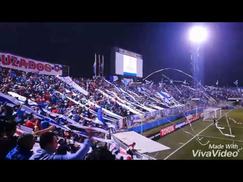 "Universidad Católica Vs San Lorenzo Libertadores 2017" Barra: Los Cruzados • Club: Universidad Católica