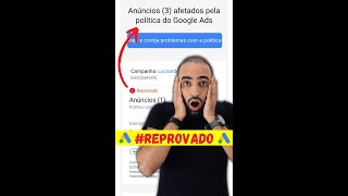 Anncios Reprovados Podem Levar a Suspenso Imediata da Conta no Google Ads #shorts