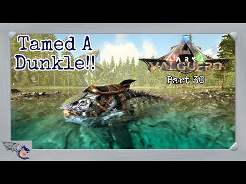 Taming A Dunkleosteus In The Underwater Cave | ARK: Valguero #30