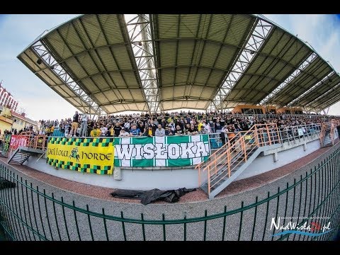 20.04.2019 Oprawy i doping kibiców podczas meczu Siarki Tarnobrzeg z Widzewem Łódź (1:1)