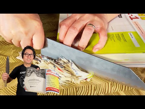 Why Do We Test Japanese Kitchen Knives on Phone Books?